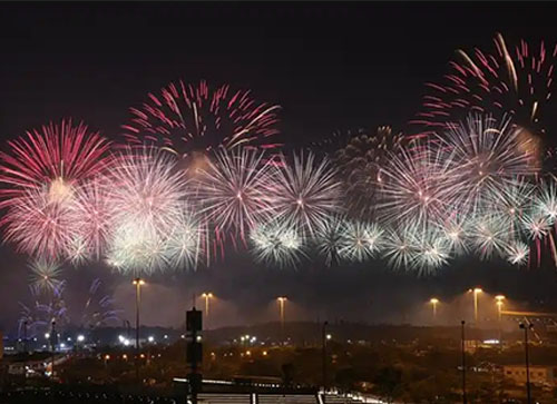 定远县焰火晚会